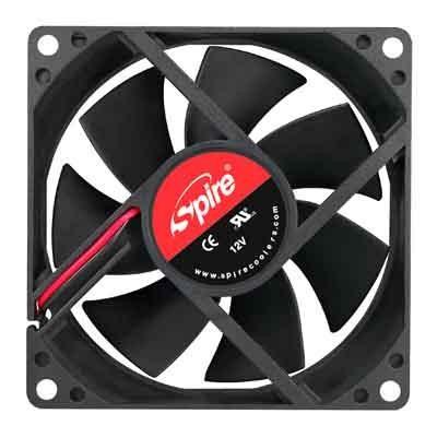 Вентилатор SPIRE 80x80x25 mm, 3 pin, Sleeve