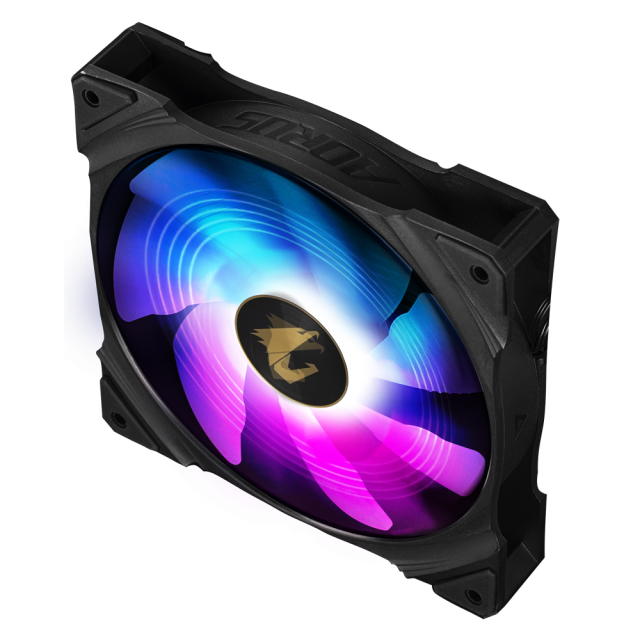 Вентилатор GIGABYTE AORUS 120, ARGB, 120mm, 1700 RPM, 4pin, PMW