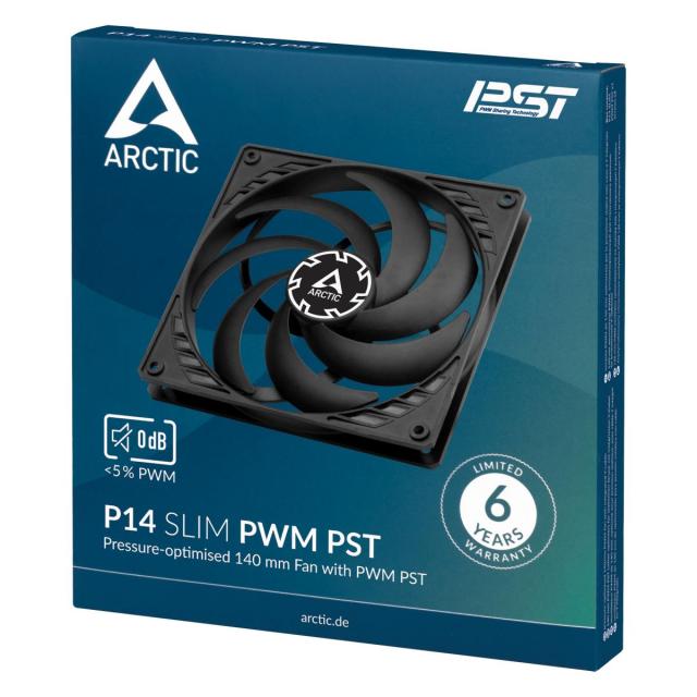 Вентилатор ARCTIC 140mm P14 SLIM PWM PST