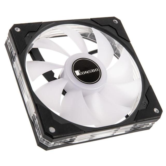 Вентилатор Jonsbo LF-120 PWM, ARGB, 120x120x25, Черен