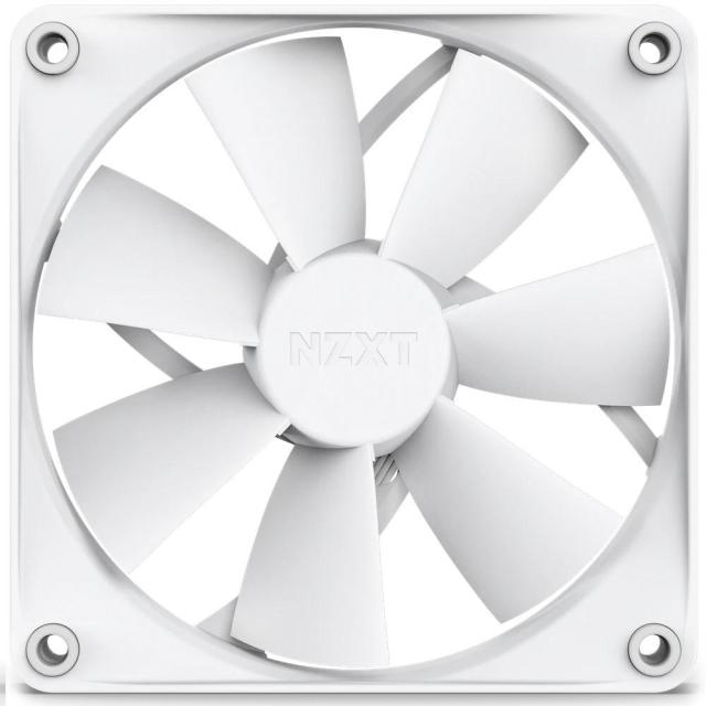 Вентилатор 120mm, NZXT F120P, 4-pin PWM, 1800 rpm, бял