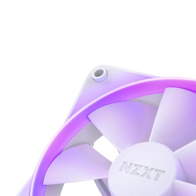 Комплект вентилатори NZXT F120 RGB White 3 броя и NZXT RGB контролер