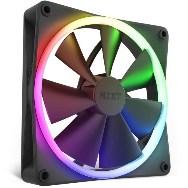 Вентилатор NZXT 140mm F140 RGB Черен