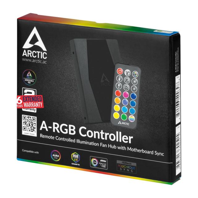 Контролер за вентилатори ARCTIC A-RGB, Controller, 2x 8-pin