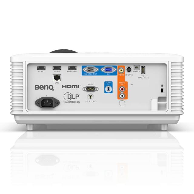 Мултимедиен проектор BenQ LU785 DLP, BlueCore Laser, WUXGA 1920x1200, Brightness 6000AL, Contrast 3,000,000:1, 20,000 hrs life, Big Zoom 1.65x, H/V lens shift, HDMI x2, LAN control, Coner fit, 360 degree projection, IP5X Dust Proof Engine, 96% Rec. 7