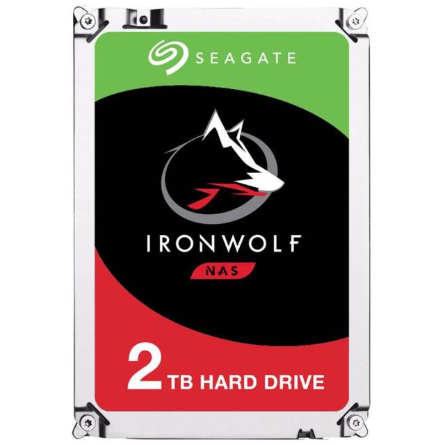 Твърд диск 2TB Seagate IronWolf NAS, SATA 6Gb/s, 5900 rpm, 64MB кеш, 3.5"(8.89 cm)