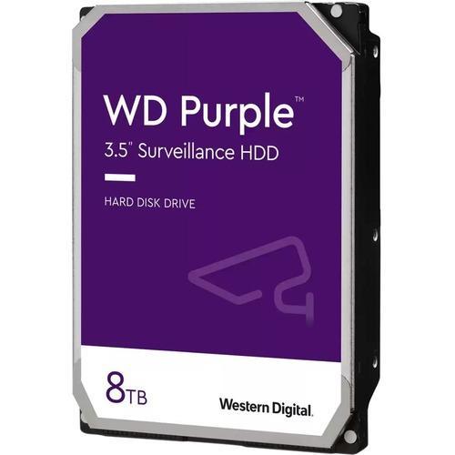 Твърд диск WD Purple, 8TB, 5640rpm, 128MB, SATA 3, 3.5" WD84PURZ