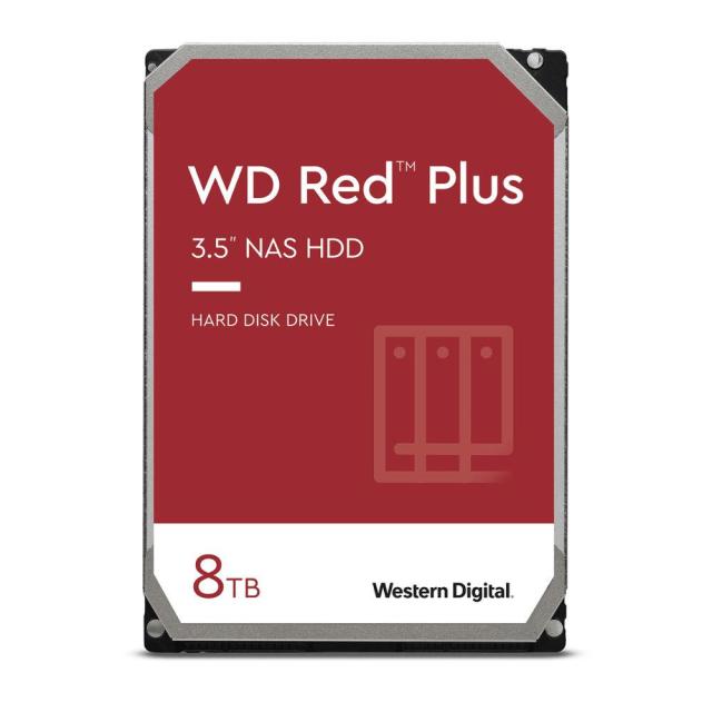 Твърд диск WD Red Plus 8TB NAS 3.5" 128MB 8000WD-REDPL