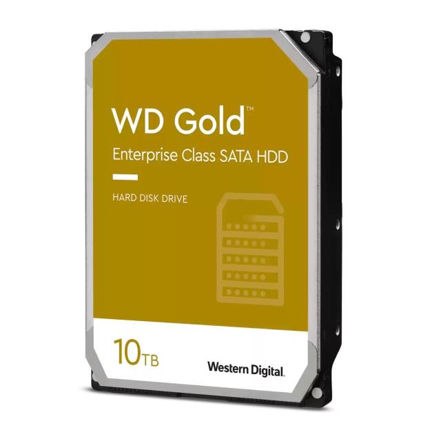 Твърд диск Твърд диск 10TB WD Gold Enterprise, SATA 6GB/s, 7200 rpm, 256MB, 3.5" (8.89 cm)