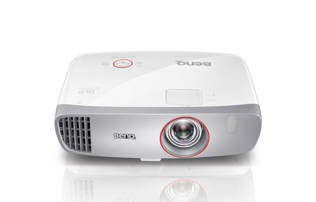 Мултимедиен проектор BenQ W1210ST, Gaming Short Throw, DLP, 1080p (1920x1080), 15 000:1, 2200 ANSI Lumens, VGA, HDMI, Speaker 2x10W, Audio In/Out, RS232 , Cinematic Color, Rec.709, 16.67ms low input lag, Game Mode, 3D Ready, Zoom Ratio 1.3, up to 700