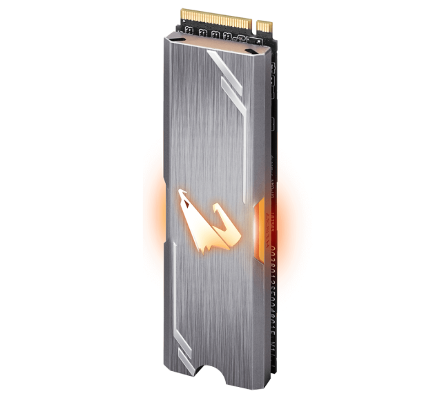 Gigabyte Aorus RGB 512GB, M.2 NVMe Gen 3 PCIe SSD 