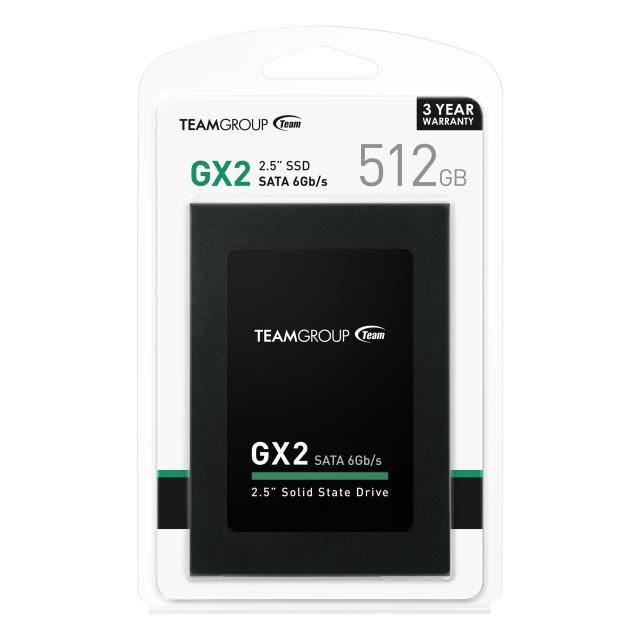 Team Group GX2 SSD 512 GB, 2.5", SATA 6Gb/s