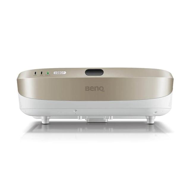 Мултимедиен проектор BenQ W1600UST Ultra Short Throw, DLP, 1080p, Home Cinema Projector, 100" screen from 170 mm, 140" screen from 373 mm, 3300 ANSI Lumens, 10 000:1, 2x VGA, 2x HDMI, Audio in/out, RS232, IR Receiver, Speakers 2x10W, 3D Ready, Option