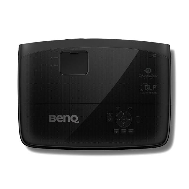 Мултимедиен проектор BenQ W2000+, DLP, 1080p (1920x1080), 15000:1, 2200 ANSI Lumens, VGA, HDMI, RCA, Speakers 2x10W, 3D Ready, Black