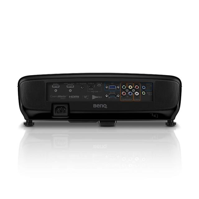 Мултимедиен проектор BenQ W2000+, DLP, 1080p (1920x1080), 15000:1, 2200 ANSI Lumens, VGA, HDMI, RCA, Speakers 2x10W, 3D Ready, Black