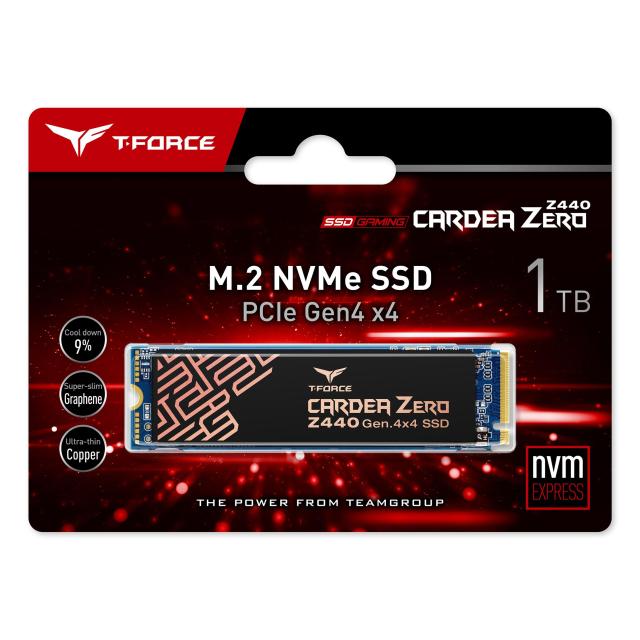 Team Group T-Force Cardea Zero Z440 SSD, 1TB, M.2 NVMe PCIe Gen4 x4