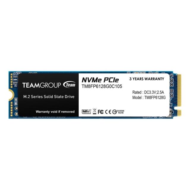 Team Group MP33 SSD, M.2 2280 128GB PCI-e 3.0 x4 NVMe