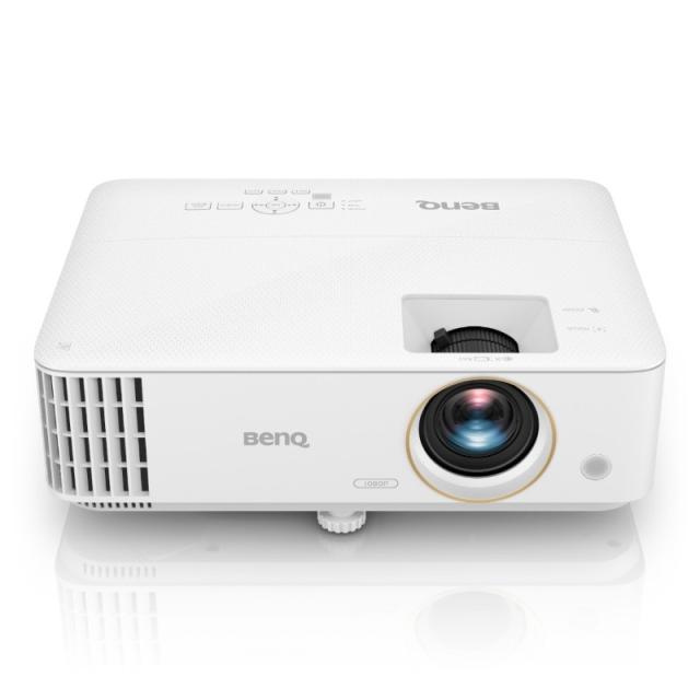 Мултимедиен проектор BenQ TH585, Low Input Lag Gaming Projector, DLP, 1080p (1920x1080), 3500 Lumens, 10000:1, Zoom 1.1x, 95% Rec.709, 6 segment Color Wheel, Game Mode, 16ms, 3D, 144Hz, VGA, HDMI x2, Audio in/out, VGA out, Speaker 10W x1, Lamp up to 