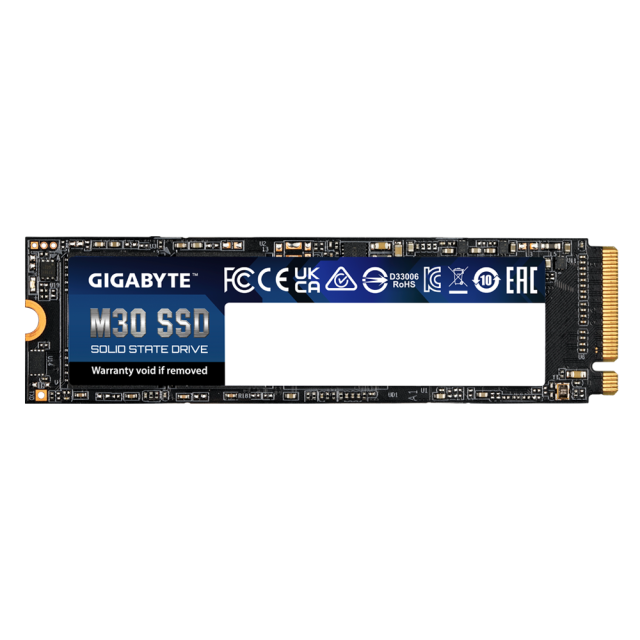 Gigabyte M30 SSD, 512GB, NVMe, PCIe Gen3, M.2 