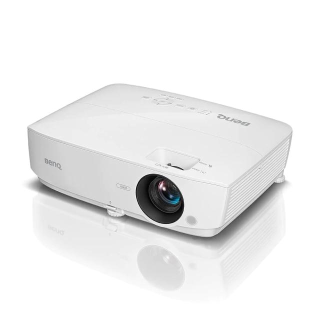 Мултимедиен проектор BenQ MH536, DLP, FHD (1920x1080), 20 000:1, 3800 ANSI Lumens, Zoom 1.2x, Glass Lenses, Auto Vertical Keystone, Infographic Mode, Speaker 2W, 2xVGA, 2xHDMI, S-Video, RCA, VGA out,  Audio In/Out, RS232, USB A 1.5A, 2.6 kg, White