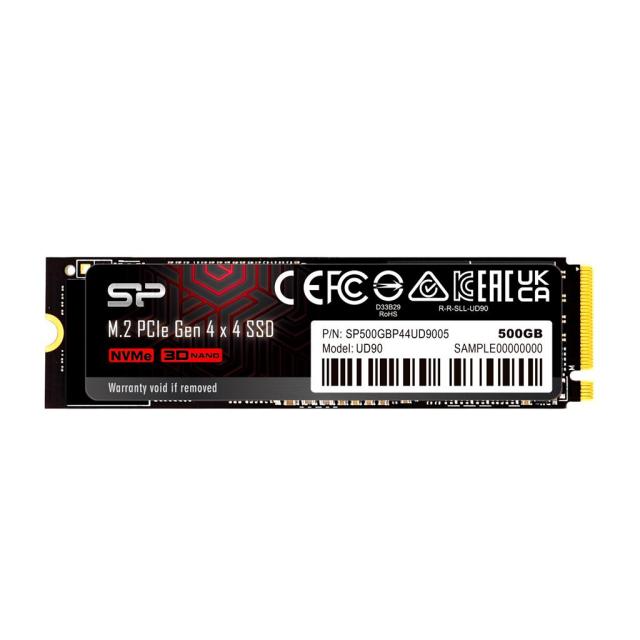 Silicon Power UD90 SSD, M.2-2280, PCIe, Gen 4x4 NVMe, 500GB