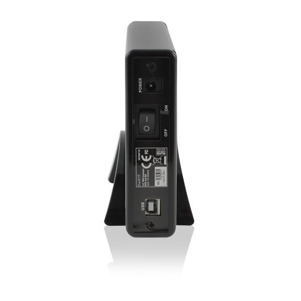 Кутия за твърд диск Ewent EW7047 3.5", SATA / IDE, USB 2.0, Черен