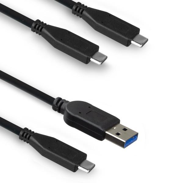 Кутия за твърд диск Ewent EW7072, 2.5", SATA, USB-C 3.2 Gen2 (USB 3.1), Черен