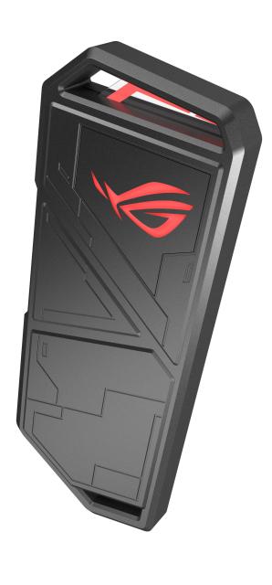 Кутия за SSD Asus ROG Stirx Arion Lite, за M.2 NVMe (2230/2242/2260/2280), USB 3.2/Type-C, RGB, черна