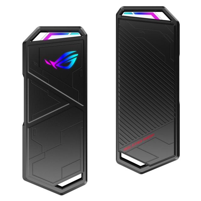 Кутия за SSD Asus ROG Stirx Arion Lite, за M.2 NVMe (2230/2242/2260/2280), USB 3.2/Type-C, RGB, черна