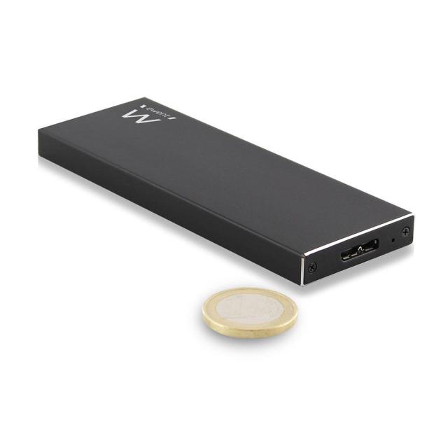 Чекмедже за твърд диск Ewent EW7023, M.2 SSD, USB-C 3.2 Gen1, Черен