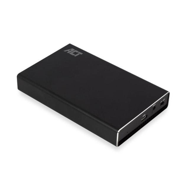 Кутия за твърд диск ACT AC1220, 2.5", SATA, USB-C 3.2 Gen2 (USB 3.1), Черен