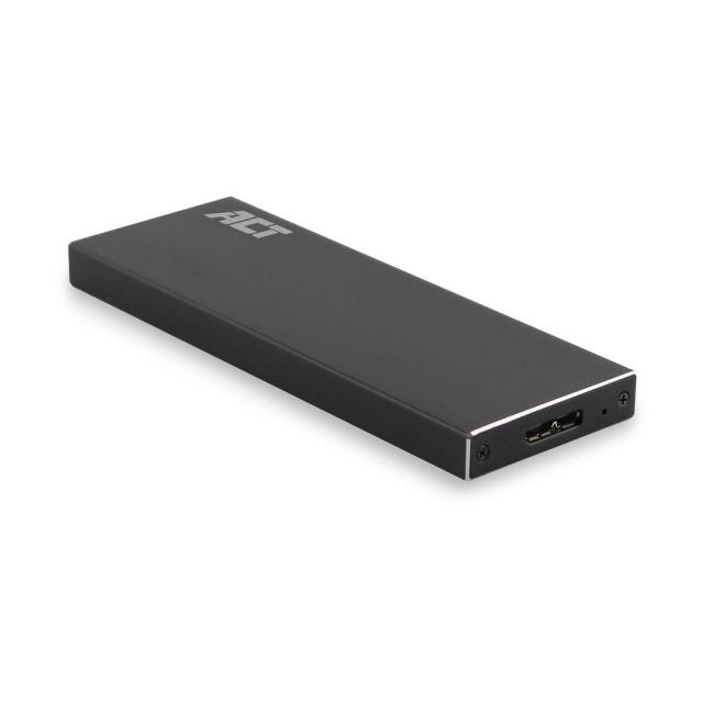 Кутия за твърд диск ACT AC1600, M.2 SSD, USB-C 3.2 Gen1, Черен