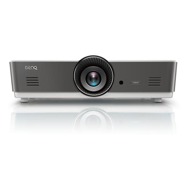Мултимедиен проектор BenQ MH760, DLP, 1080p (1920x1080), 3 000:1, 5000 ANSI Lumens, VGA, HDMI, RCA, LAN, Speakers 2x10W, 3D Ready, White