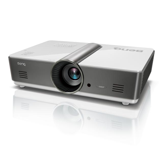 Мултимедиен проектор BenQ MH760, DLP, 1080p (1920x1080), 3 000:1, 5000 ANSI Lumens, VGA, HDMI, RCA, LAN, Speakers 2x10W, 3D Ready, White