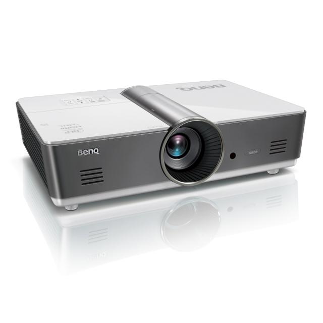 Мултимедиен проектор BenQ MH760, DLP, 1080p (1920x1080), 3 000:1, 5000 ANSI Lumens, VGA, HDMI, RCA, LAN, Speakers 2x10W, 3D Ready, White