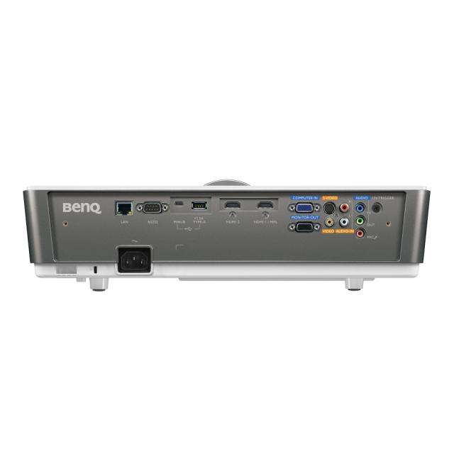 Мултимедиен проектор BenQ MH760, DLP, 1080p (1920x1080), 3 000:1, 5000 ANSI Lumens, VGA, HDMI, RCA, LAN, Speakers 2x10W, 3D Ready, White