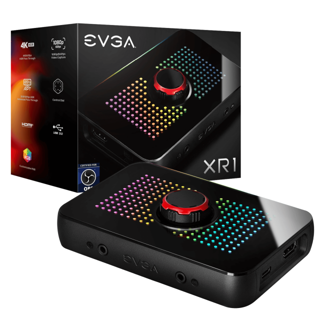 Външен кепчър EVGA XR1 ARGB, USB 3.0 (Type-C)