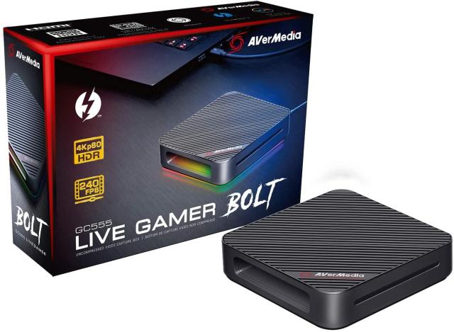 Външен кепчър AVerMedia LIVE Gamer BOLT, Thunderbolt 3