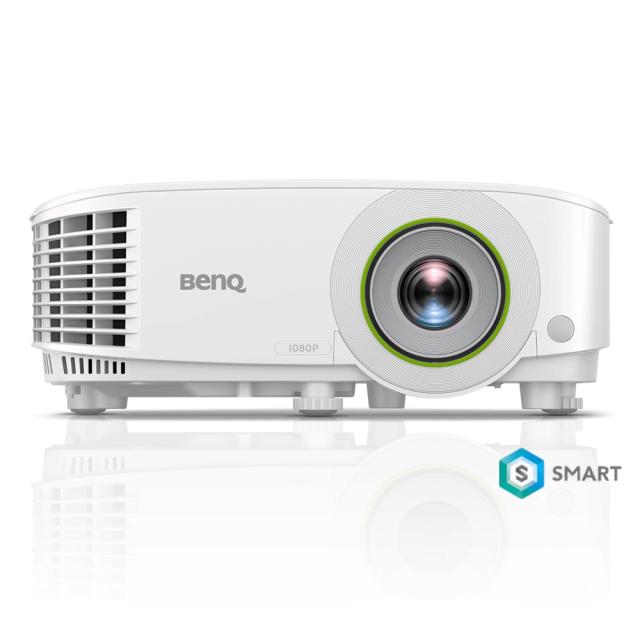 Мултимедиен проектор BenQ EH600 DLP 1080P, 16:9, 3500lm, Wireless Android-based Smart Projector 1.1X, Throw Ratio 1.47-1.62, HDMIx2 (1 for wireless dongle), Wireless projection (support Android, iOS, Windows,MAC,Chrome), Dual Band WiFi, BT 4.0, up to