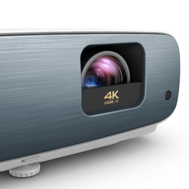 Мултимедиен проектор BenQ TK850i, Smart Projector, 4K UHD (3840x2160), Android TV, 3000 ANSI Lumens, 30000:1, Zoom 1.3x, 98% Rec.709, 2xHDMI, RS232, 1xUSB Type A Media Reader, 1xUSB Type A 5V/2.5A, Audio out, Chamber Speaker 5W x2, DC 12V Trigger (3.