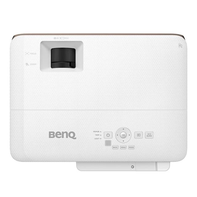 Мултимедиен проектор BenQ W1800i, Cine Home, 4K, 2000 ANSI Lumens, HDR, 3D, RGBRGB 6 color wheel, CinematicColor, ISFccc, 100% Rec.709, 3D Keystone, , 1.3x zoom, with ATV dongle