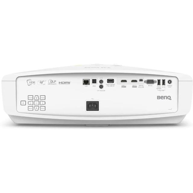 Мултимедиен проектор BenQ W5700S, Cine Prime, 4K 3840x2160, HDR PRO, 1800 ANSI lumens, Zoom 1.6x, 100000:1 FOFO, calibration report, 100% DCI-P3, 100% Rec.709, 2xHDMI, 3x USB, Media reader, Audio Out, Lan RJ45, RS232, 12V Trigger, 6.5kg, White