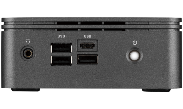 Мини компютър Barebone Gigabyte Brix BRi7H-4800,  AMD Ryzen 7 4800U 1.8/4.2GHz, 2x SO-DIMM DDR4, 1x SATA, 1x M.2 slot, 1x USB 3.1 Type-C, LAN, Wi-Fi, Bluetooth, HDMI, DisplayPort, Free DOS