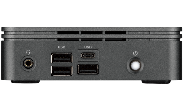 Мини компютър Gigabyte Brix BRRR3-4300, AMD Ryzen 3 4300U, 2 x SO-DIMM DDR4, M.2 SSD, USB Type-C™, WiFi 6 +BT, black, Free DOS
