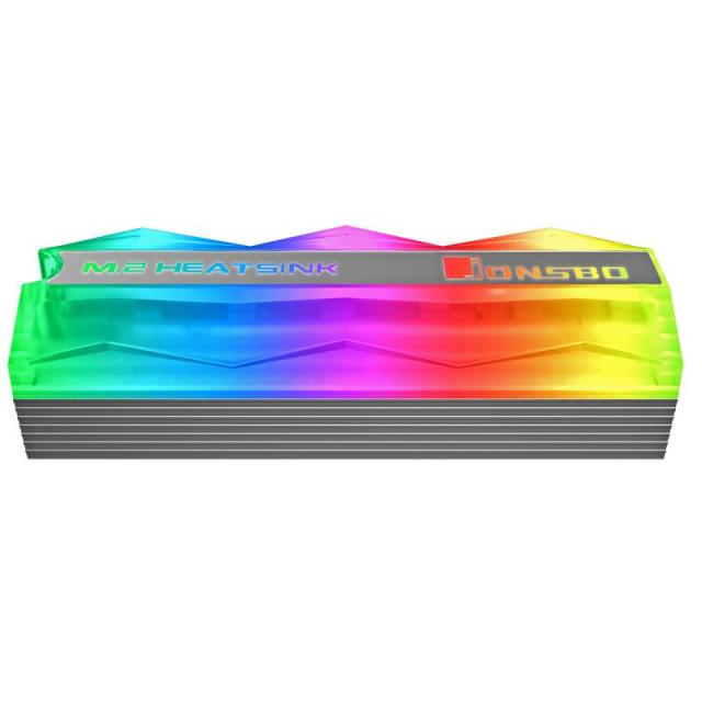 Пасивен охладител Jonsbo M.2 SSD, АRGB