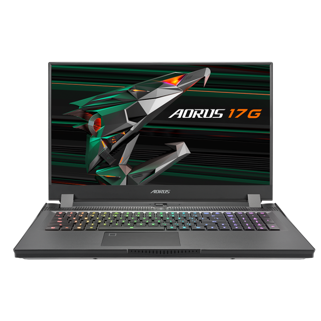 Лаптоп GIGABYTE AORUS 17G KD, Intel Core i7-11800H, 17.3 FHD IPS 300Hz, 16GB DDR4, 512GB SSD, nVIdia RTX3060P 6Gb, Windows 10 Home