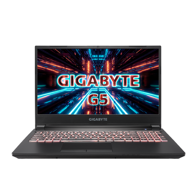 Лаптоп GIGABYTE G5 KC 15.6" FHD 144Hz IPS, Inte i5-11400H 2.7 Ghz , 2 x 8GB, 512GB SSD, RTX 3050, Windows 10 Home