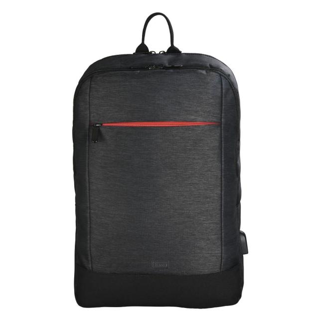 Раница за лаптоп HAMA Manchester, До 44 см, 17.3", С изведен USB порт, черен