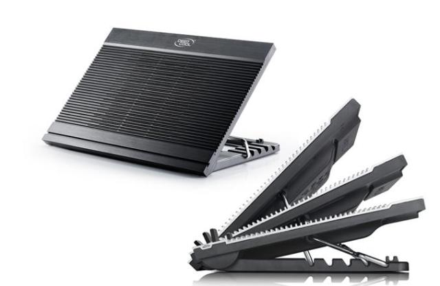 Охладител за лаптоп DeepCool N9BLACK, 17", 180 mm, Черен