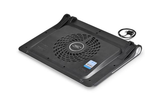 Охладител за лаптоп DeepCool N180 FS, 17", 180 mm, Черен